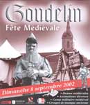 L'affiche de la fête médiévale de Goudelin en 2002